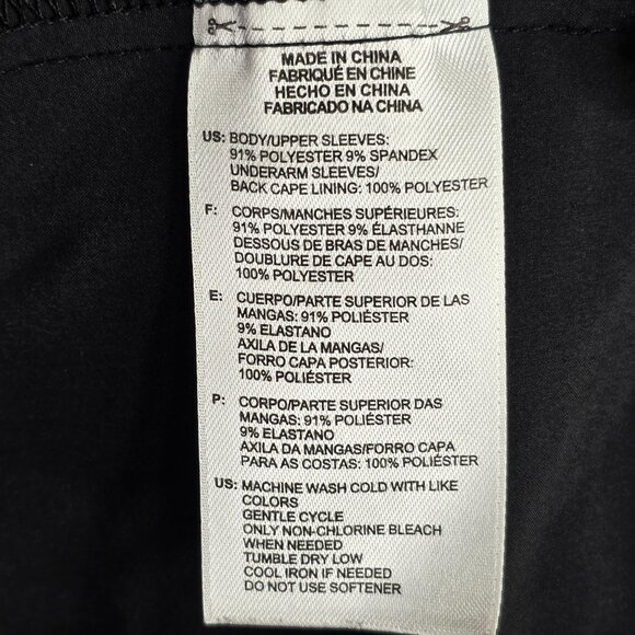 Mens Adidas Black Pullover Jacket 1/4 Zip Lightweight Polyester Stretch Size 3XL - Picture 4 of 8